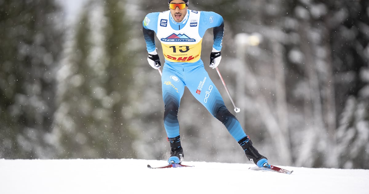 Richard Jouve En Bronze Sur Le Sprint Libre De Lillehammer