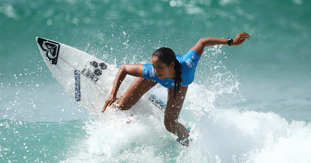 Isa World Surfing Games Vahin Fierro A Polynesian In Love With