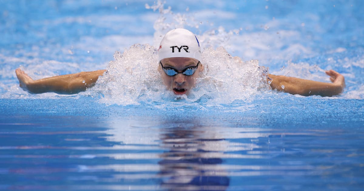 Championnats du monde de natation 2023 Titré sur 200 m papillon Léon