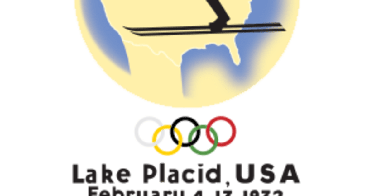 Lake Placid Olympic Logo Poster Design Look Of The Games