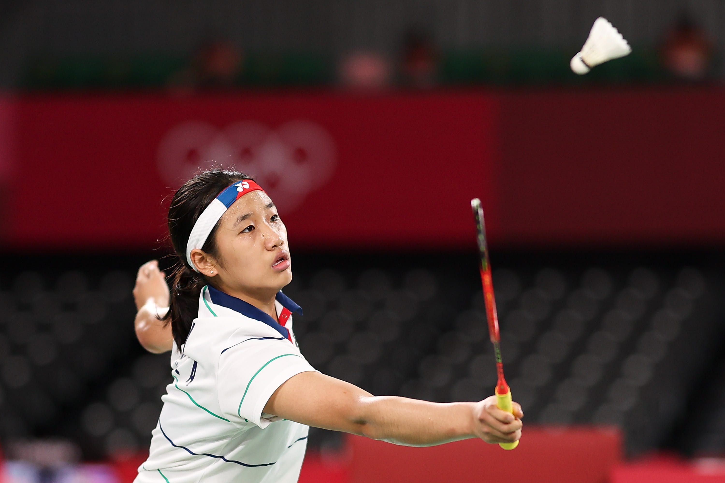 Badminton Korea Open 2022 quarter-finals An Seyoung, PV Sindhu and Jonatan Christie