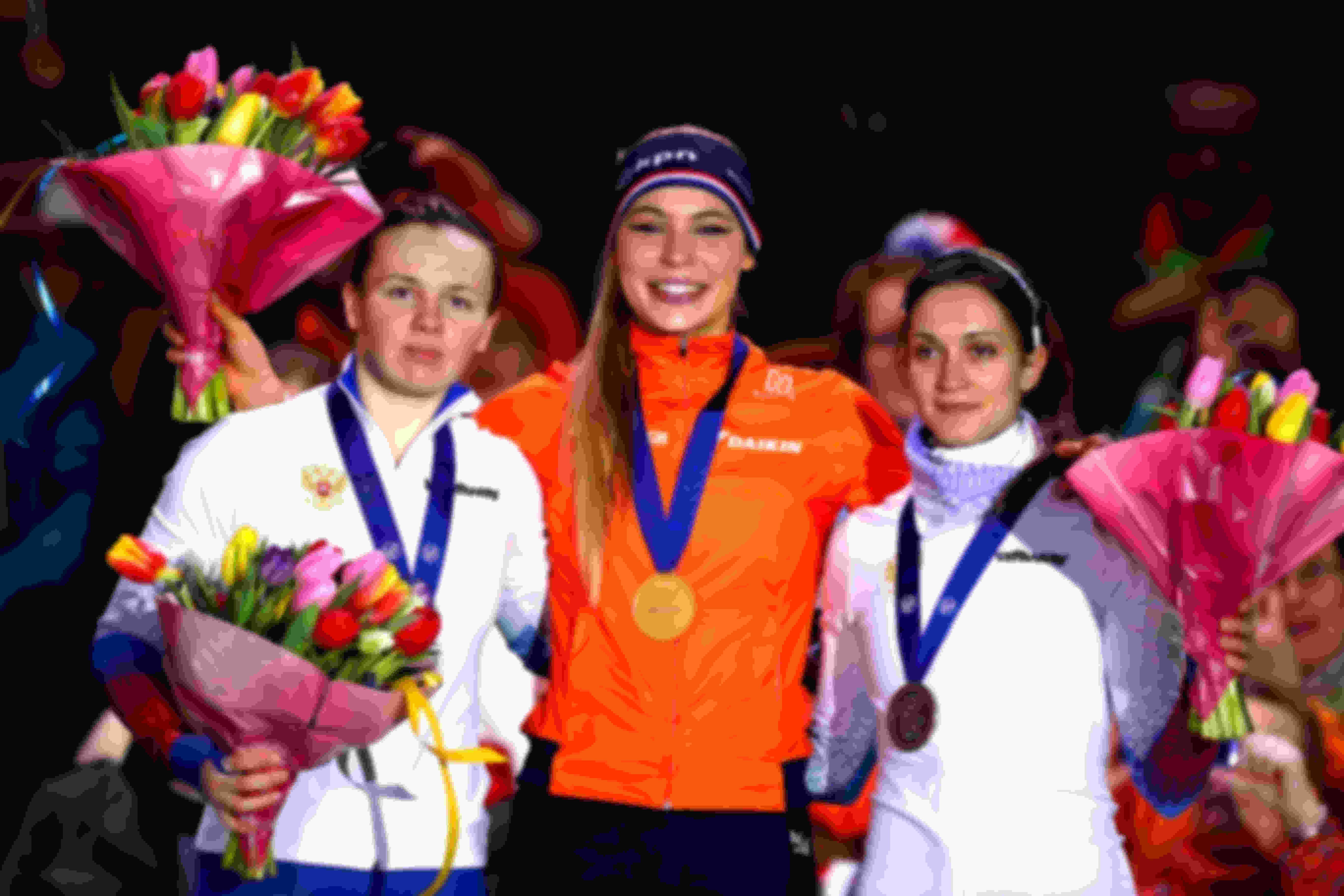Jutta Leerdam won 1000m gold at the 2020 ISU European Speed Skating Championships in Heerenveen, Netherlands.