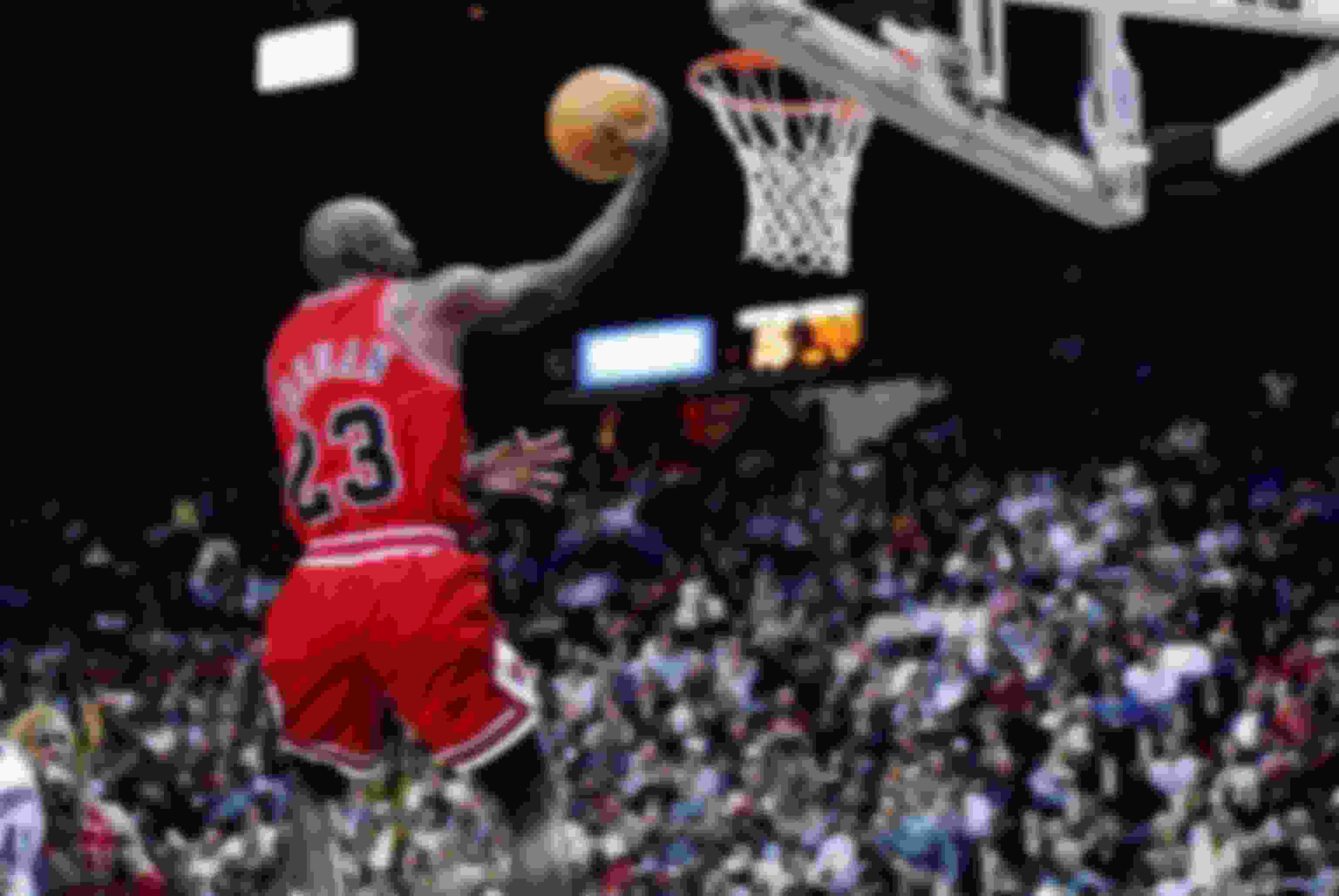 Basketball legend Michael Jordan typically played as a shooting guard