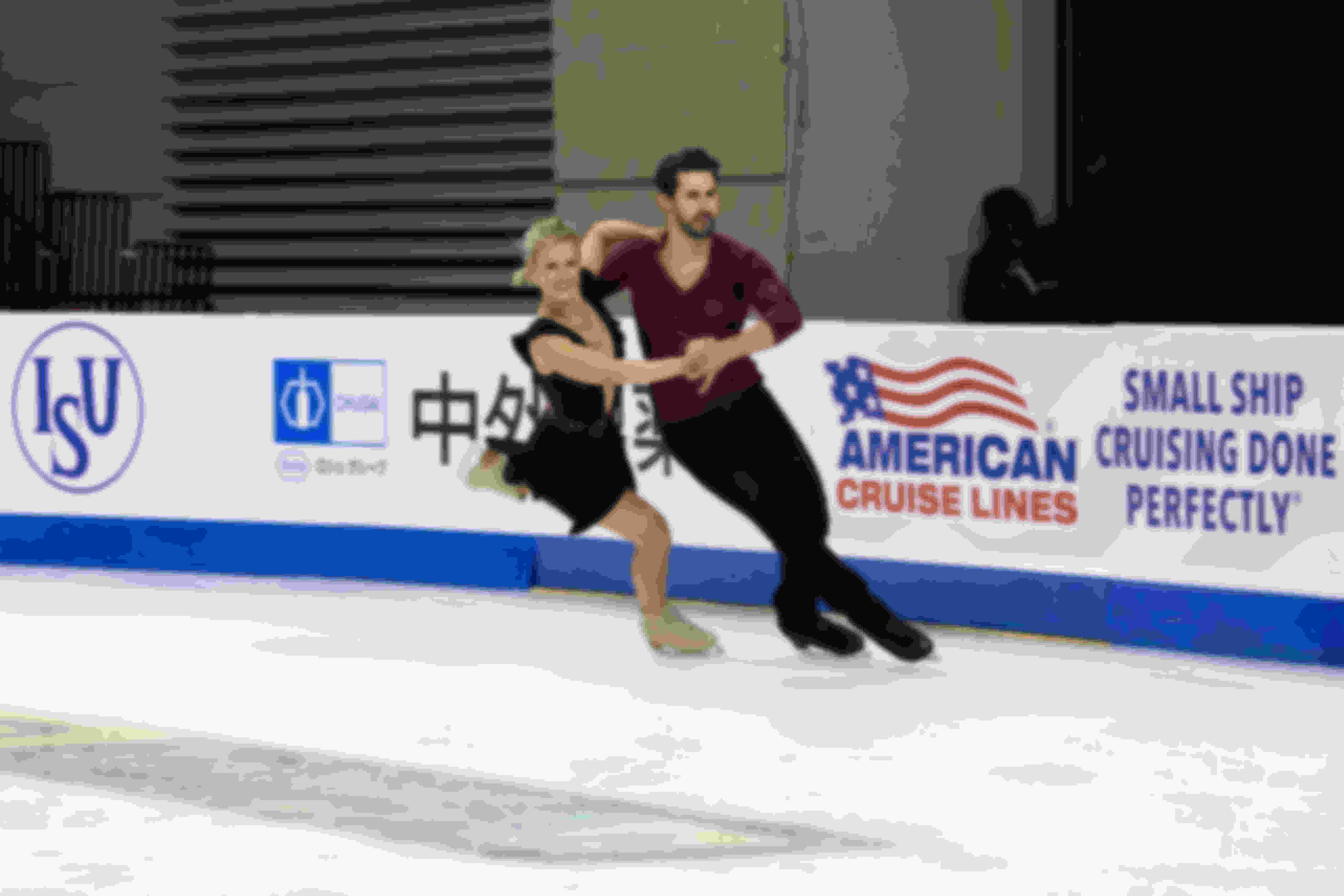 Madison Hubbell and Zachary Donohue are home hopefuls at Skate America