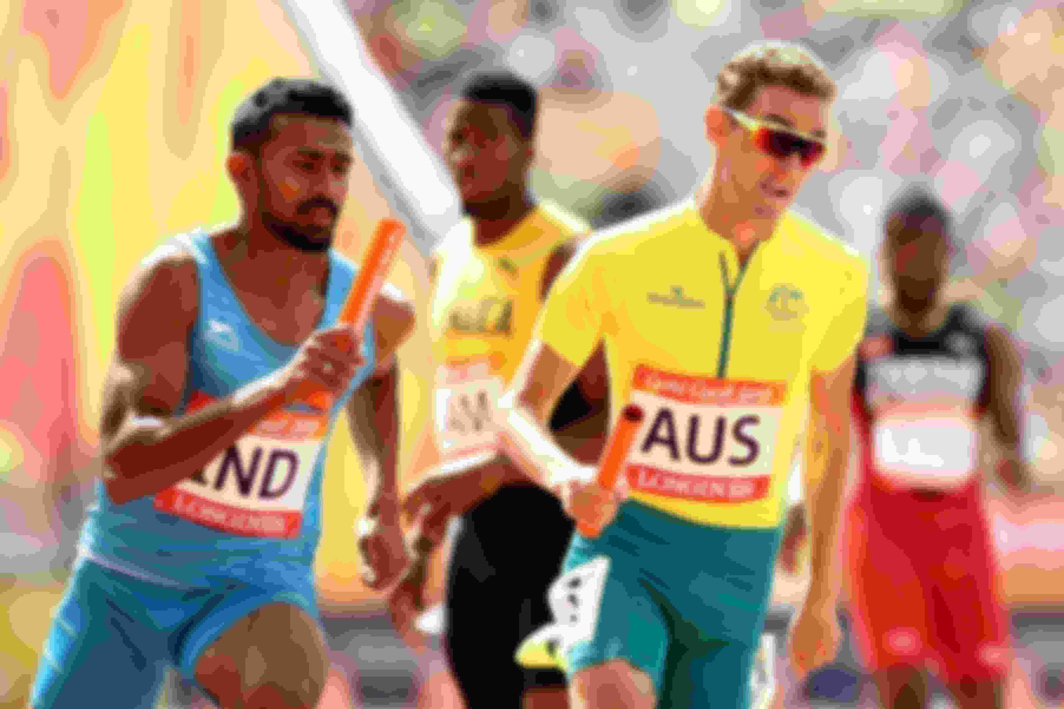 Muhammed Anas (left) has been an integral part of the Indian 4x400m relay team.