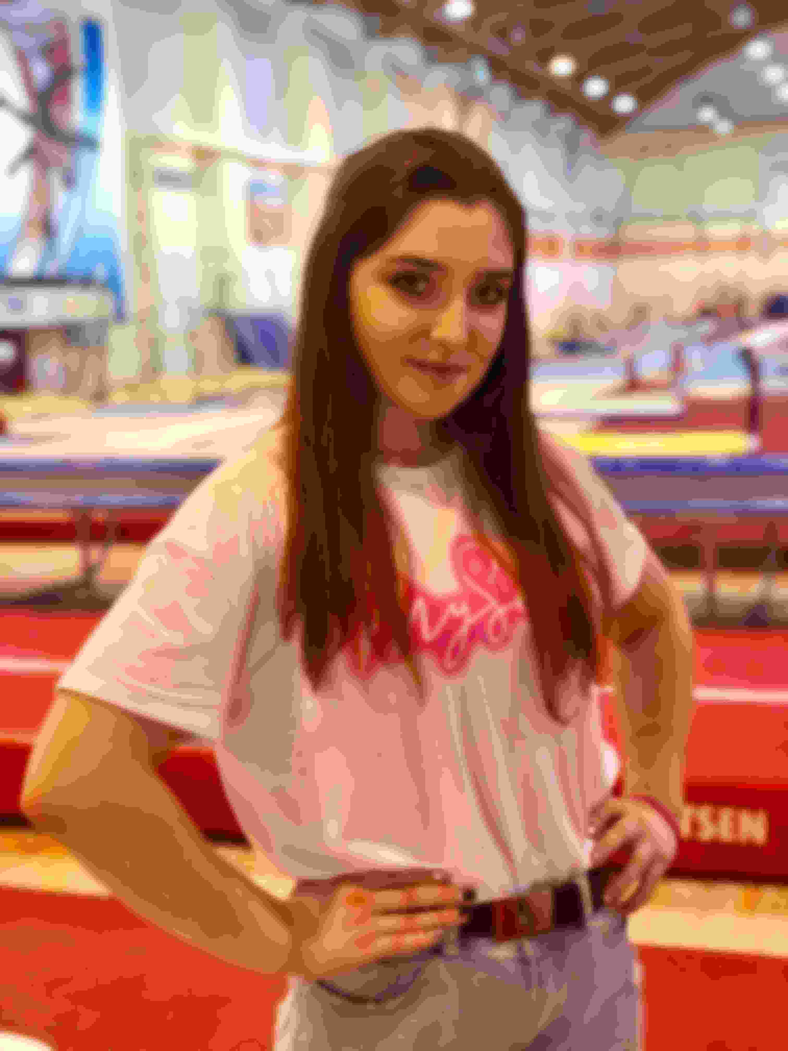 Double Olympic champion Aliya Mustafina at the 2019 Russian Cup in Penza