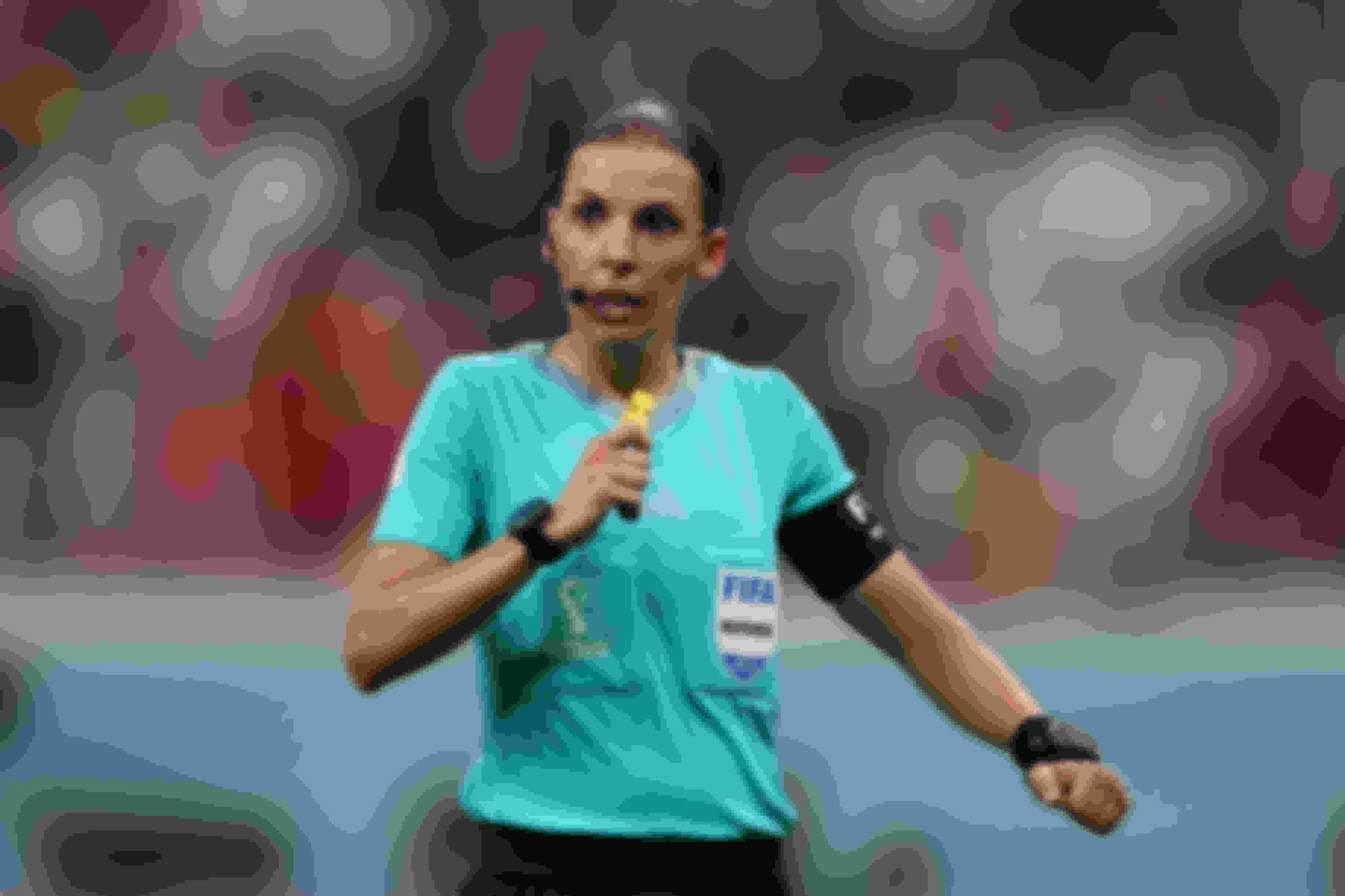 Referee Stephanie Frappart poised to whistle at World Cup match