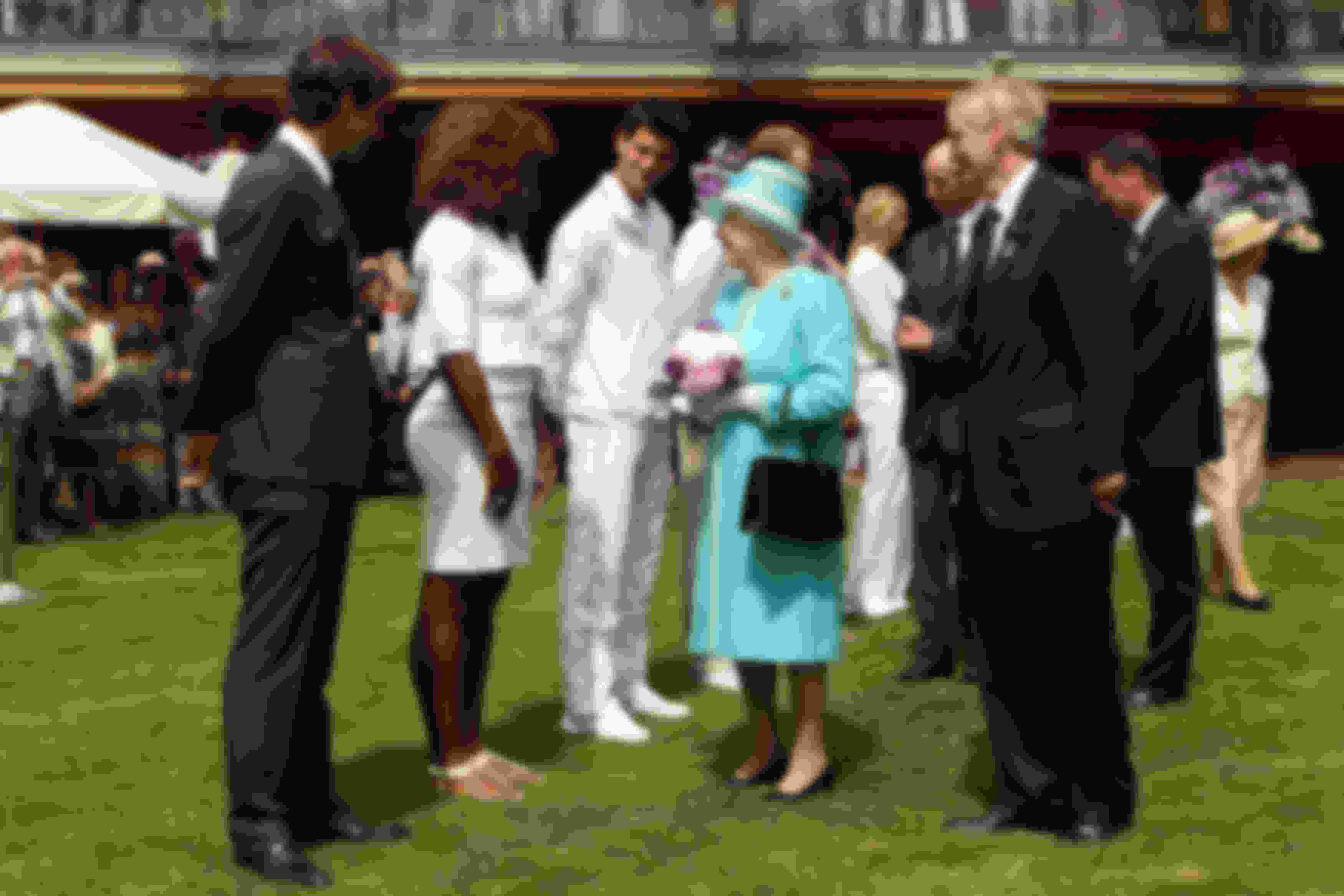 Serena Williams and the Queen Wimbledon 2010