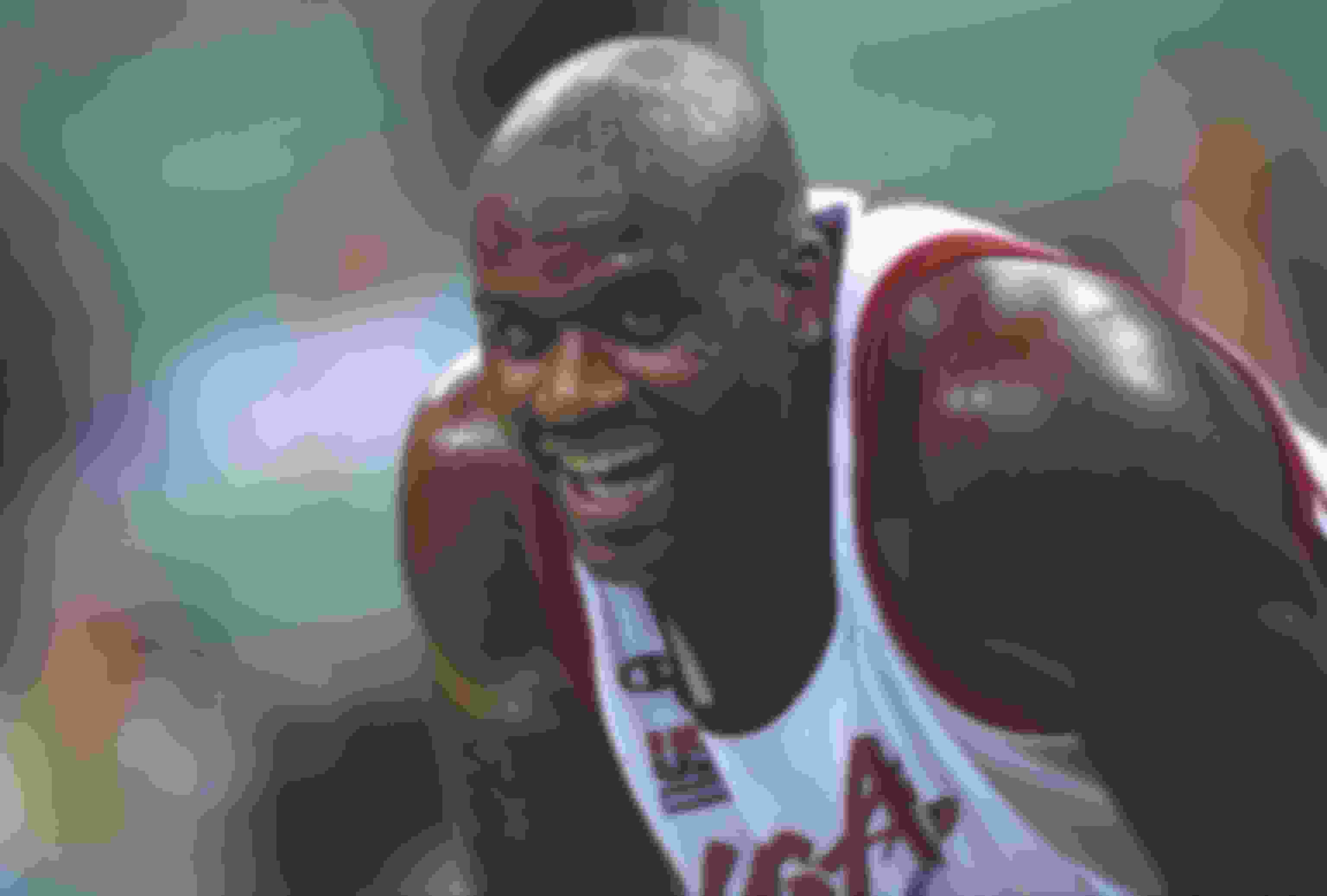 Shaquille O'Neal playing for USA at the Atlanta 1996 Olympic Games