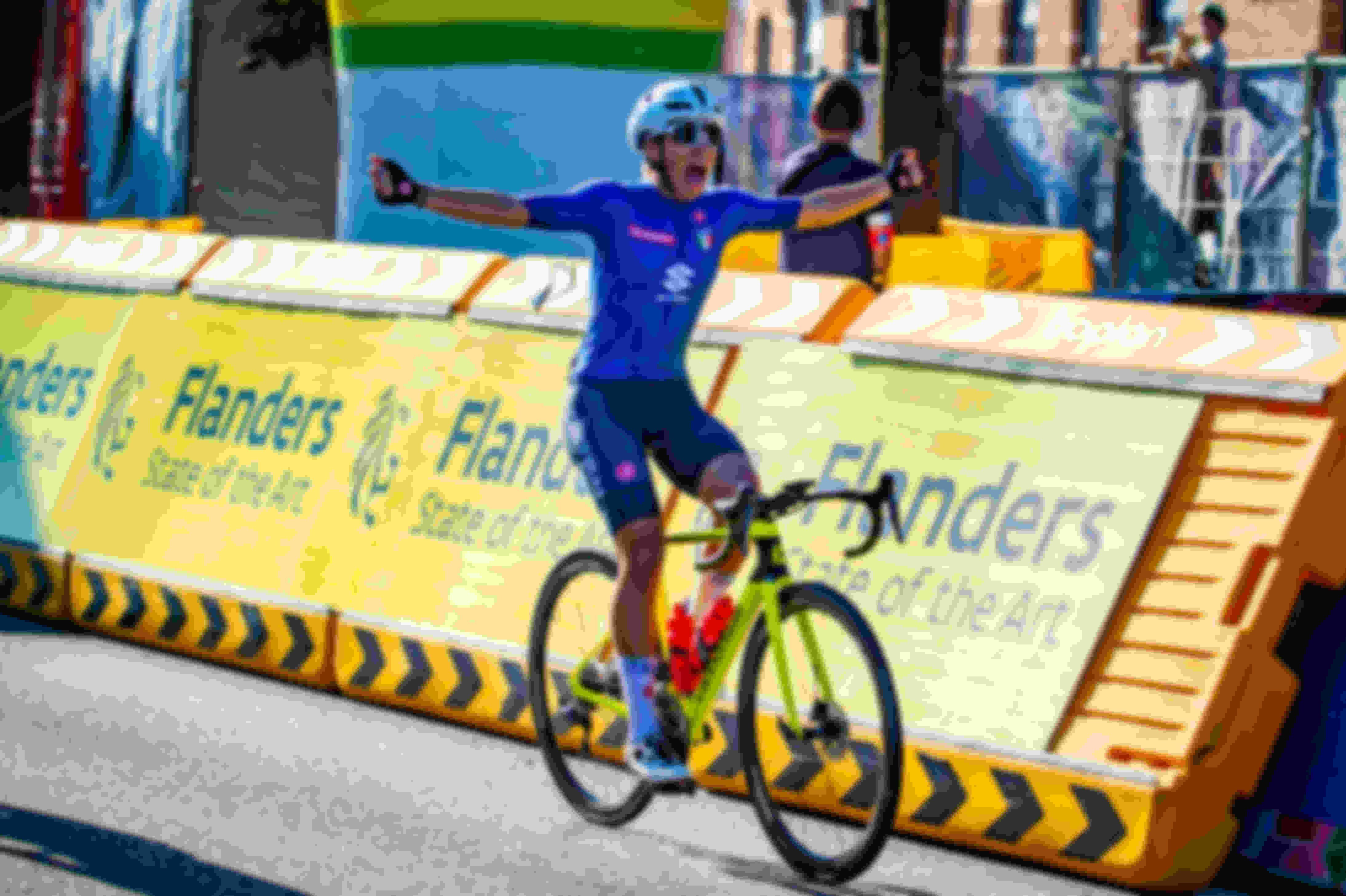 L'Italienne Elisa Balsamo aux Championnats du monde de cyclisme sur route 2021