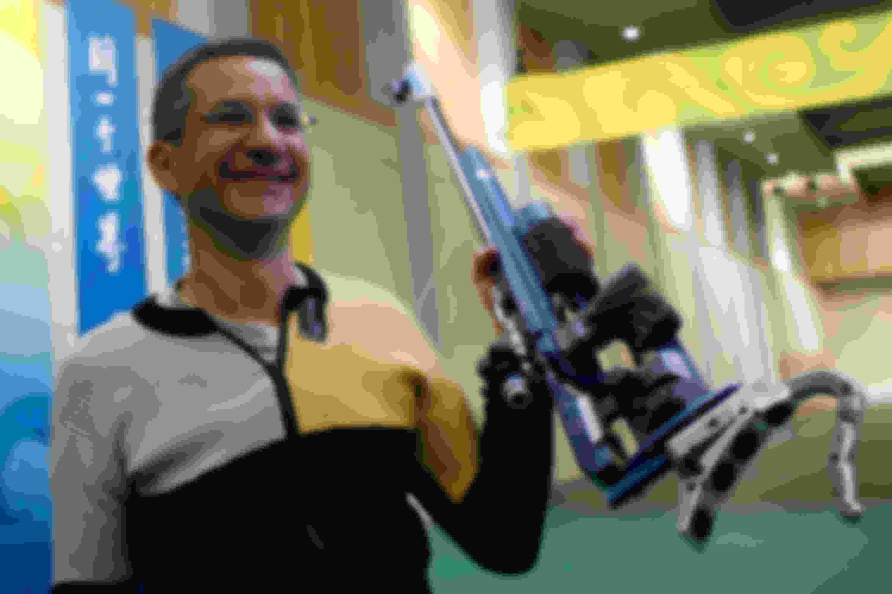 Rajmond Debevec is the most successful rifle shooter at the ISSF World Cup.