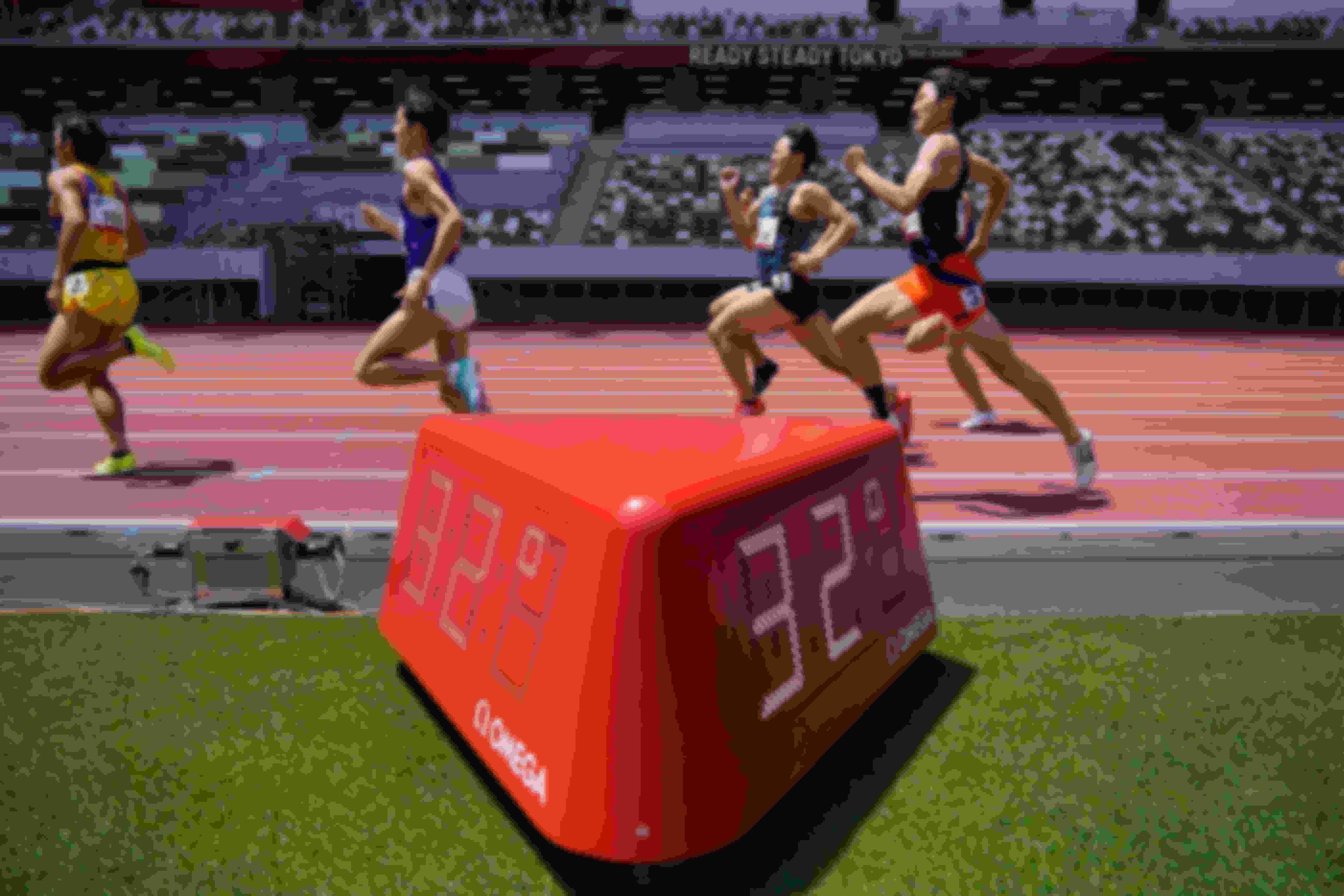 The Olympic Stadium housed its final athletics test event before the Tokyo Games open on 23 July.
