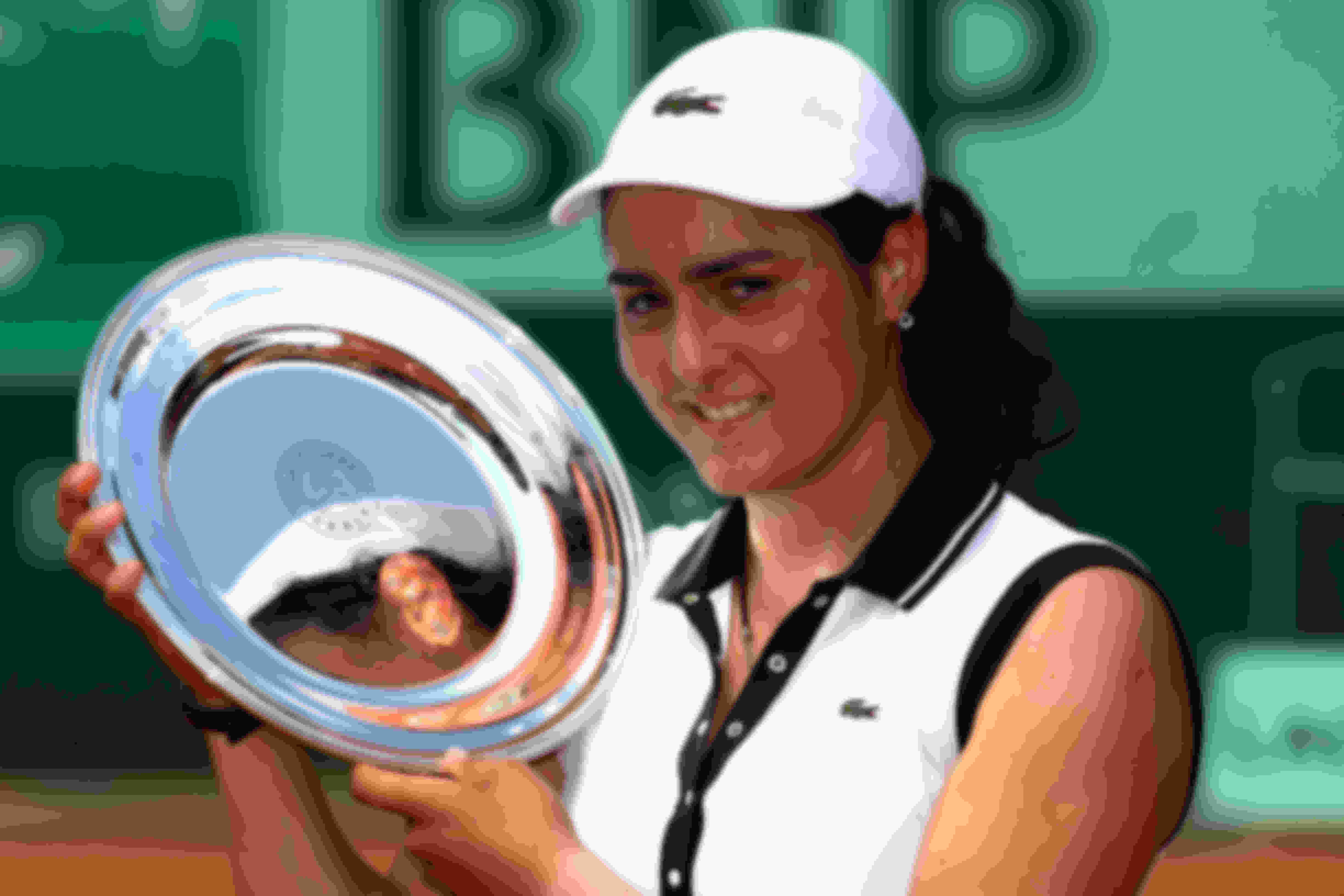 Ons Jabeur, girls junior champion at French Open, 2011