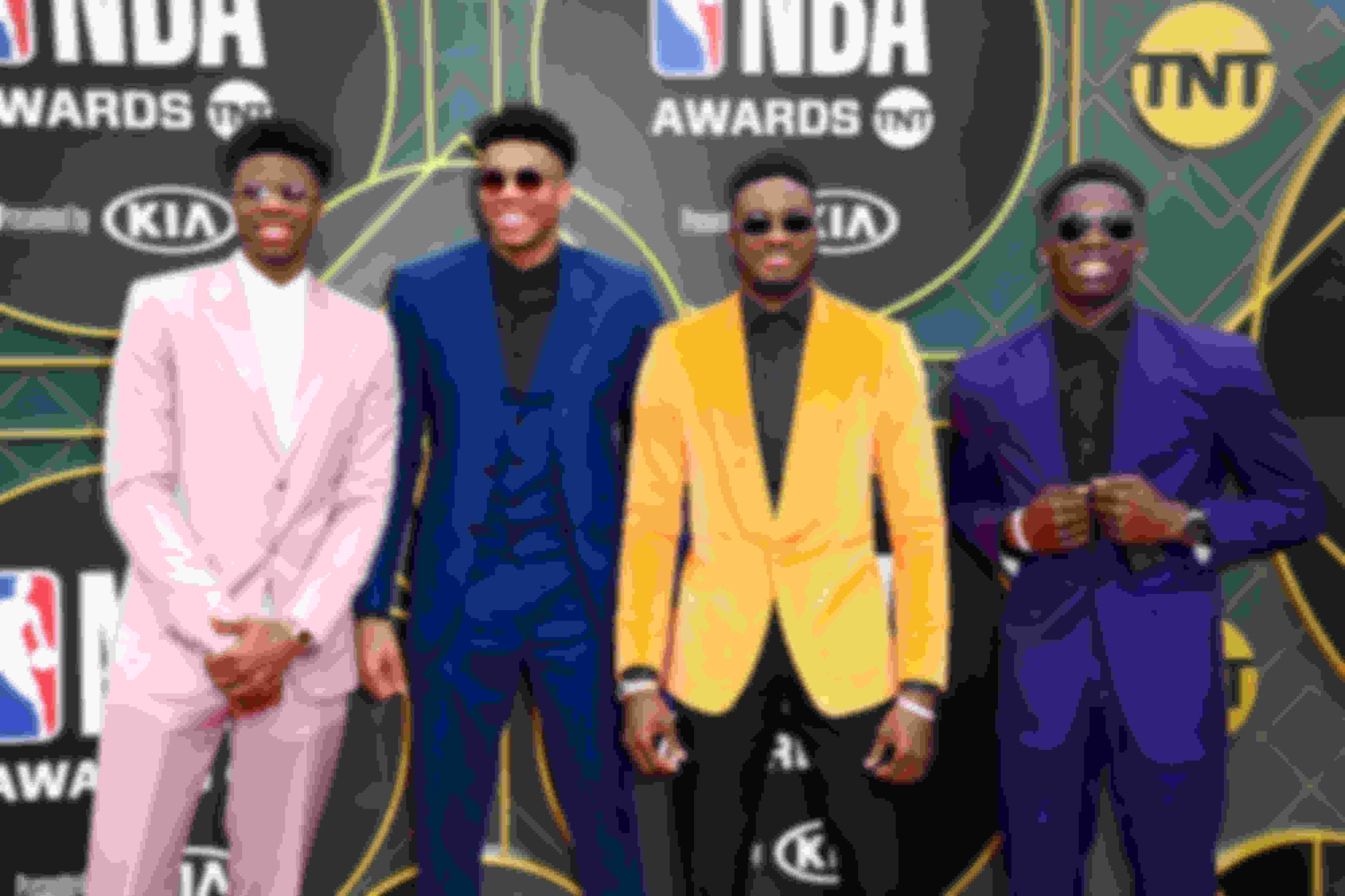 Antetokounmpo brothers (from left to right) Kostas, Giannis, Thanasis, and Alexis are all professional basketball players.