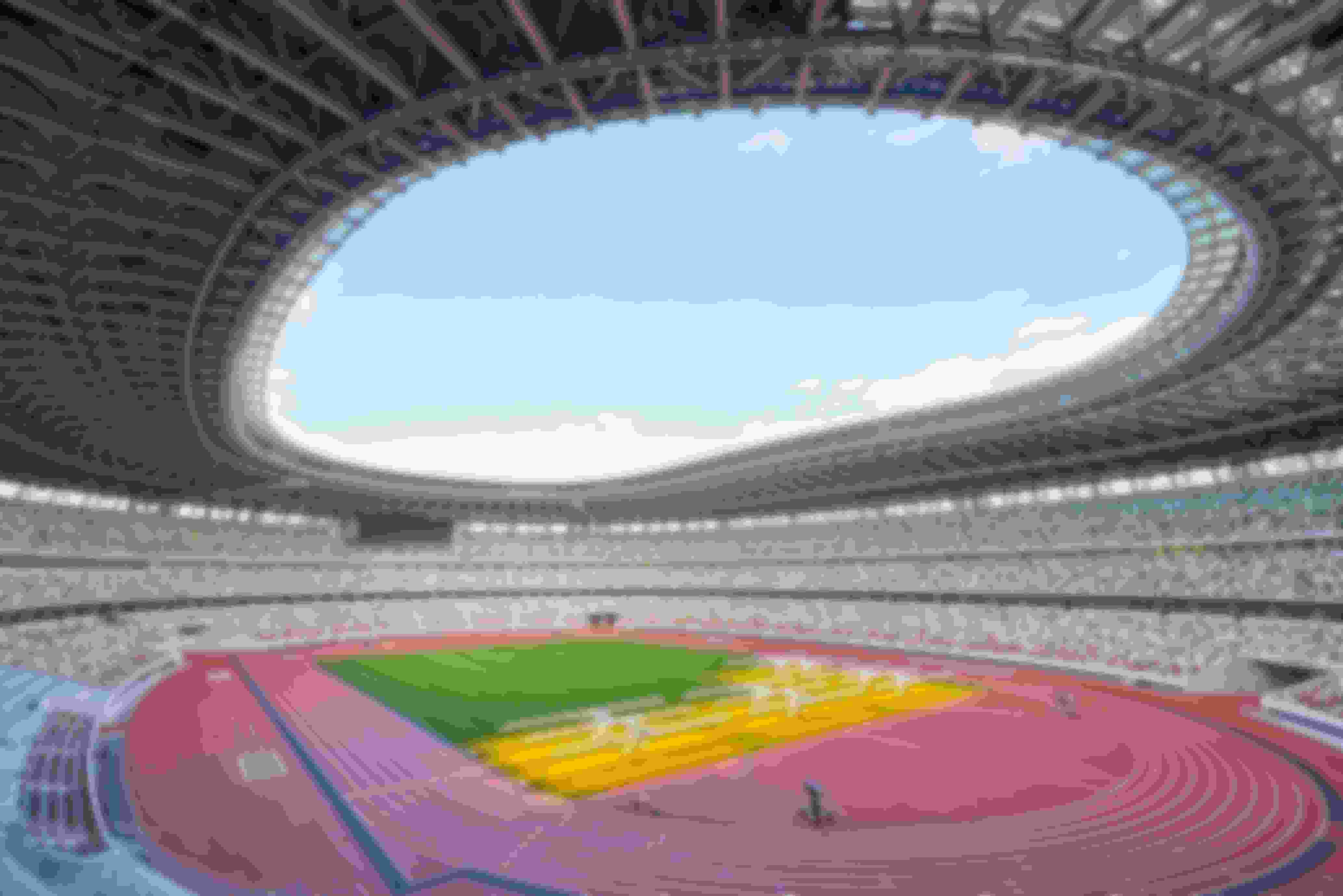 An overall view of Tokyo's National Stadium (©Japan Sport Council)