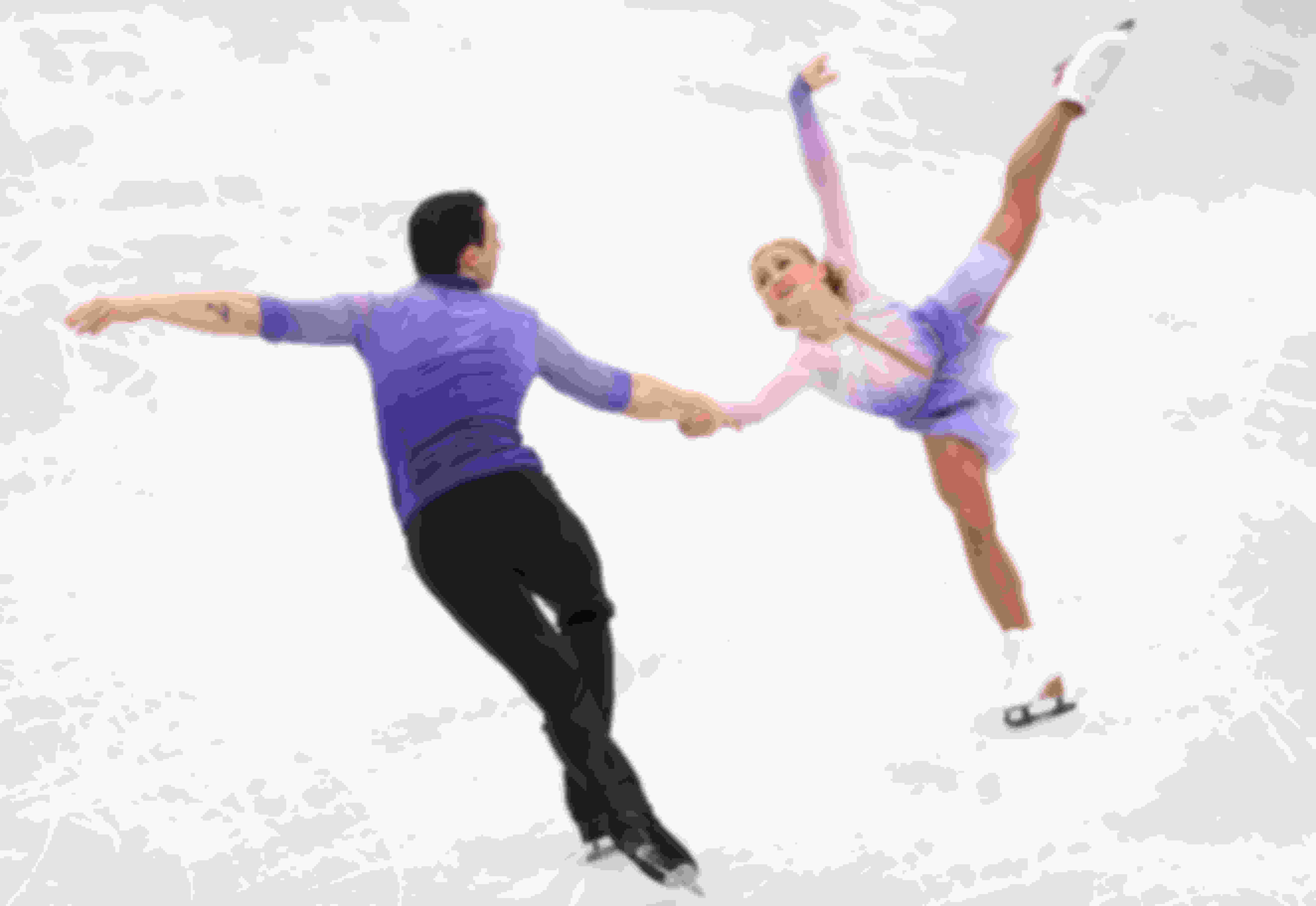 Aljona Savchenko y Bruno Massot durante el programa libre de la competición de parejas en PyeongChang 2018