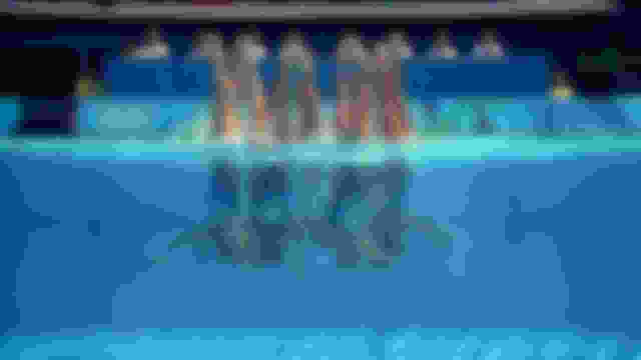 روسيا تفوز بذهبية السباحة الايقاعية