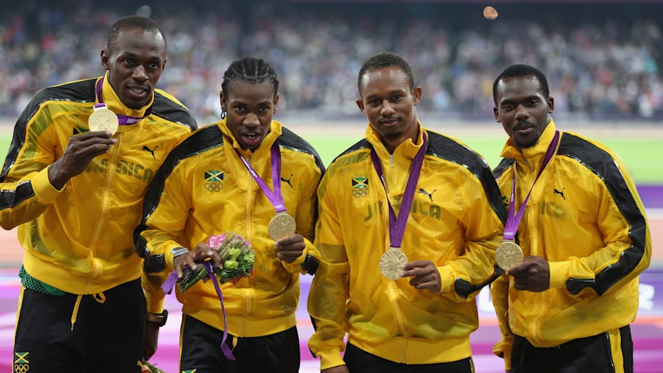 Usain Bolt won the 4x100m gold at London 2012.