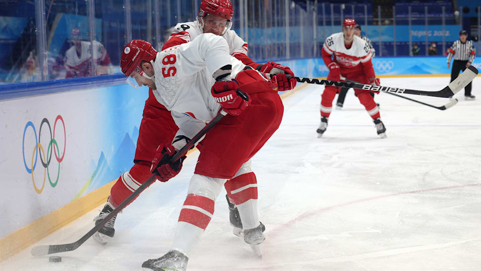 Winter Olympics Men's Ice Hockey Round Up ROC, Wins for Czech Republic