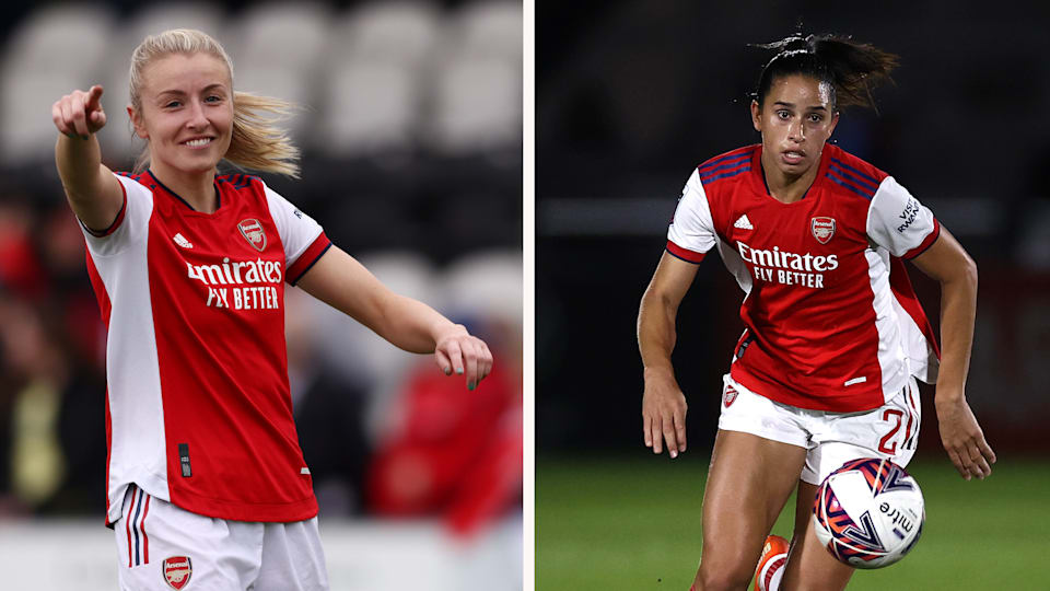 Arsenal duo Leah Williamson and Rafaelle Souza's summer to remember ...