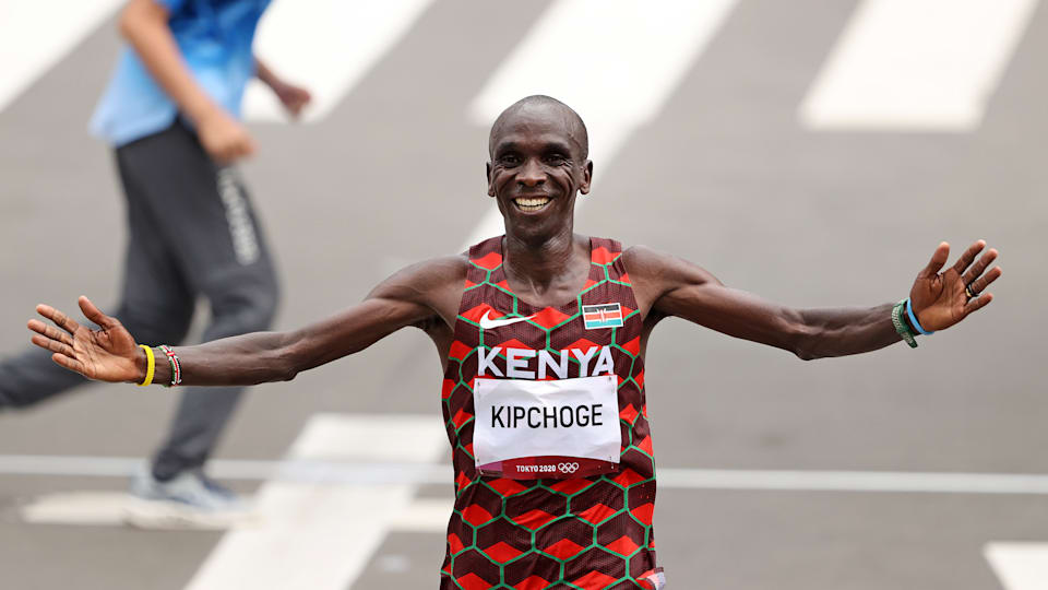 World record holders Eliud Kipchoge and Brigid Kosgei lead entries for ...