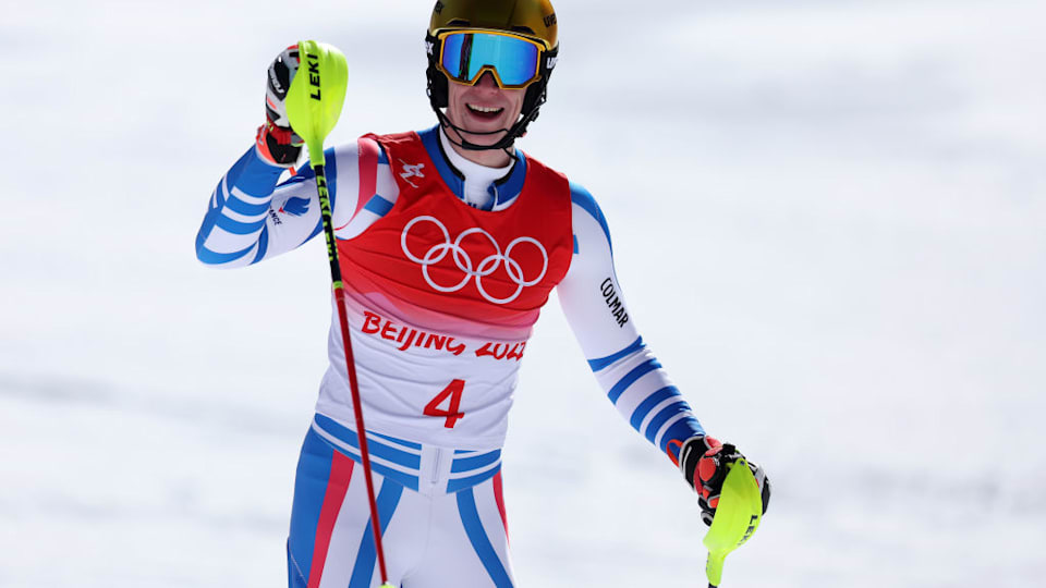 France's Clement Noel skis to gold in Beijing 2022 Alpine men’s slalom