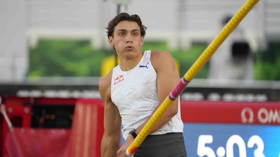 Athletics Mondo Duplantis World Championships pole vault gold is