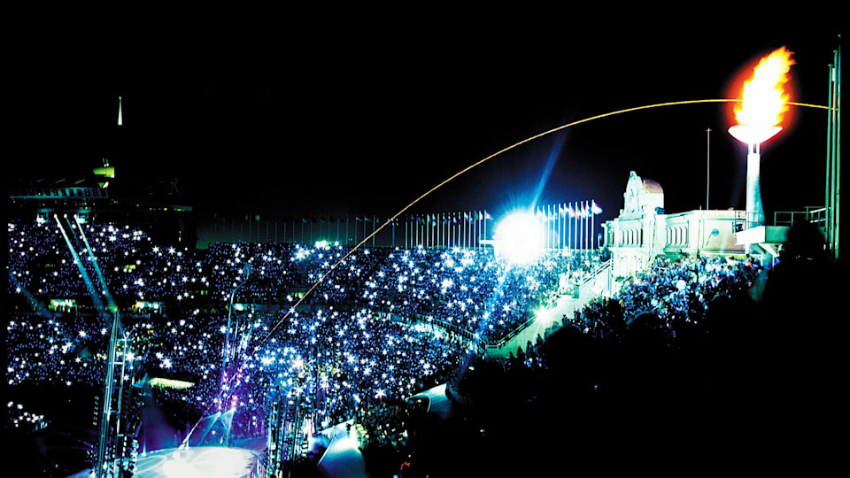Snapped the flaming arrow at the Olympic Games Barcelona 1992 Olympic News