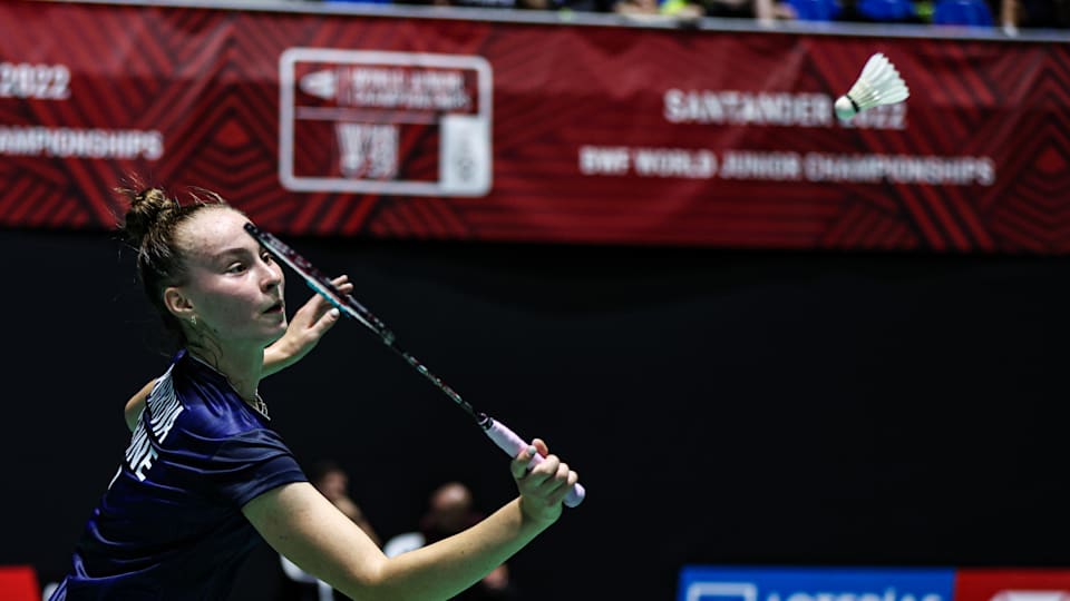 Ukraine's Polina Buhrova Top European badminton junior inspired by