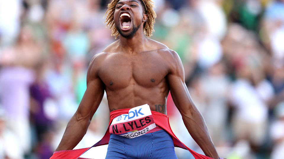 Noah Lyles: “I was running to break the world record, so if anything