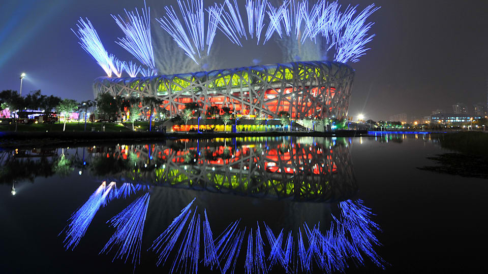 2008 Beijing Olympics: National Stadium during the Opening Ceremony