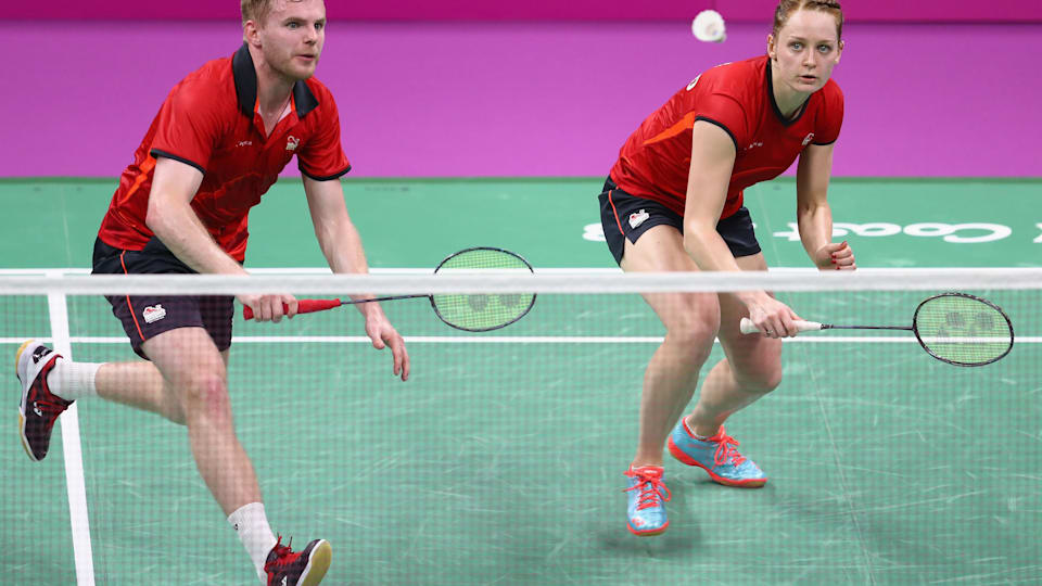 Great Britain's mixed doubles pair Marcus Ellis and Lauren Smith