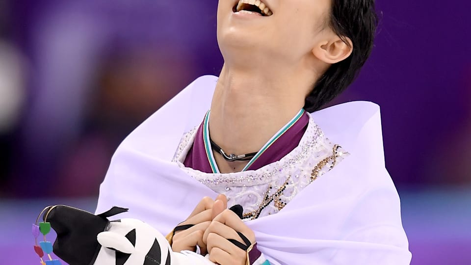 Yuzuru Hanyu's joy at PyeongChang 2018