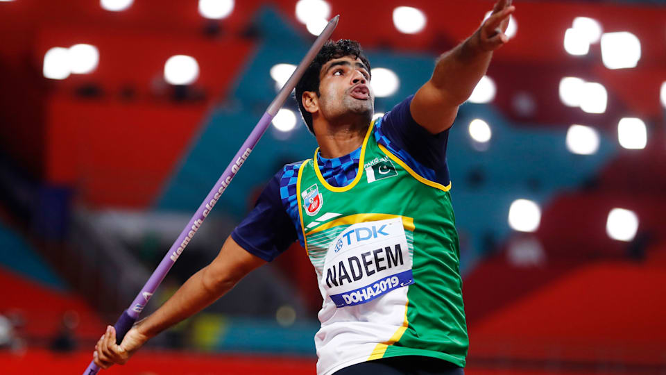 Pakistan javelin thrower Arshad Nadeem