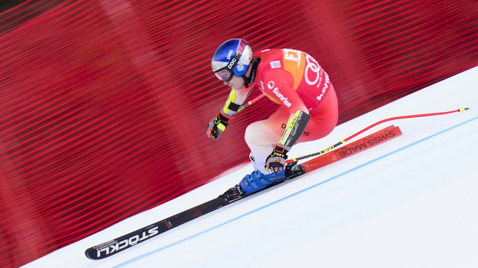 Alpine skiing Odermatt extends World Cup lead by beating Kriechmayr to