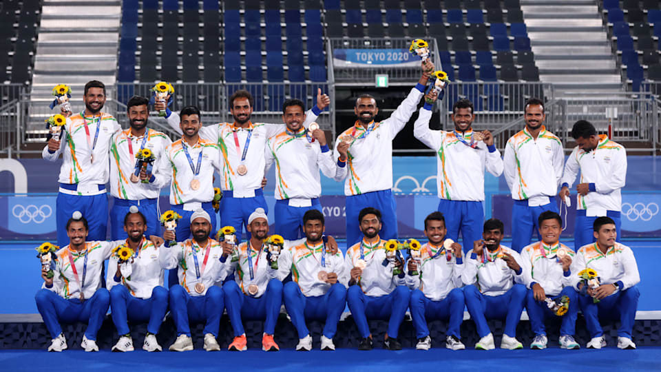 The Indian men's hockey team won bronze at Tokyo 2020.