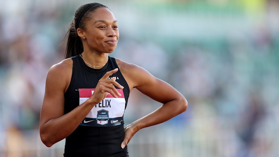 Athletics star Allyson Felix's amazing career by numbers