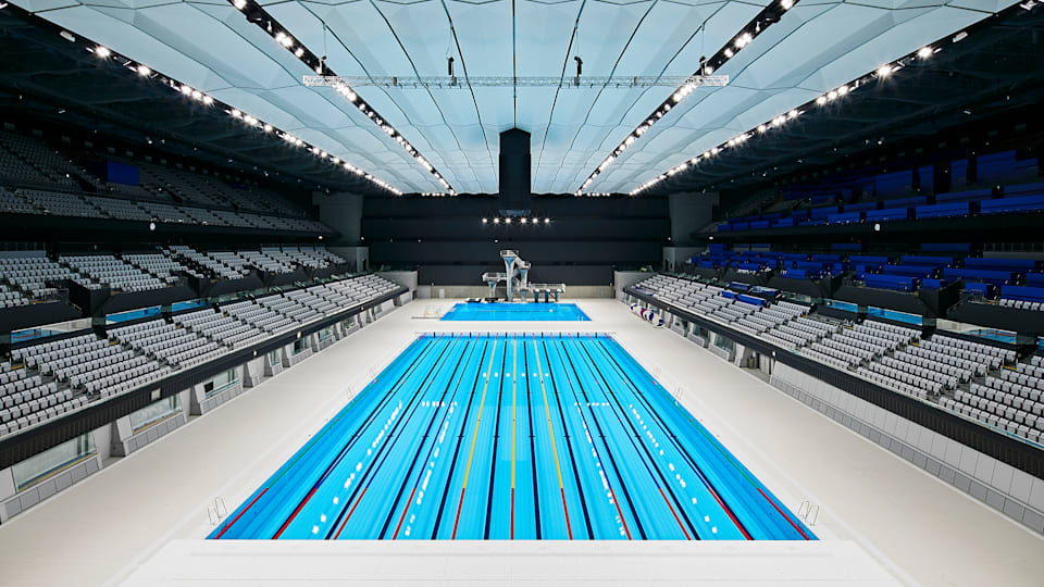 Tokyo Aquatics Centre opening