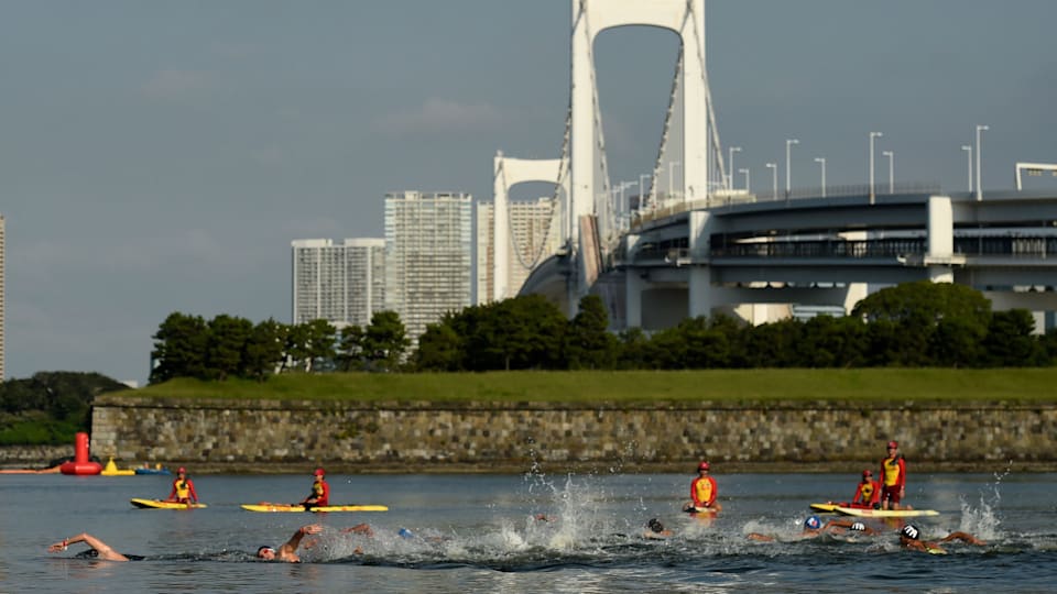 東京五輪のマラソンスイミングはお台場海浜公園で行われる