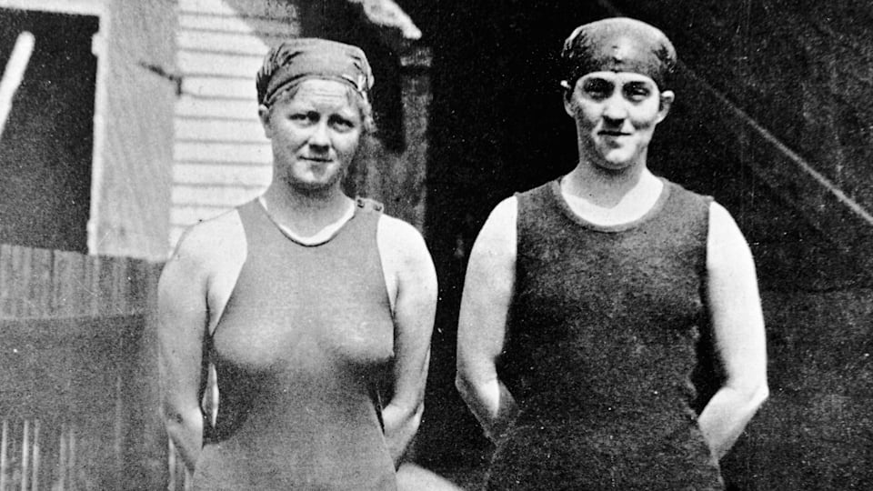 12 July 1912: Fanny Durack becomes the first female Olympic swimming champion