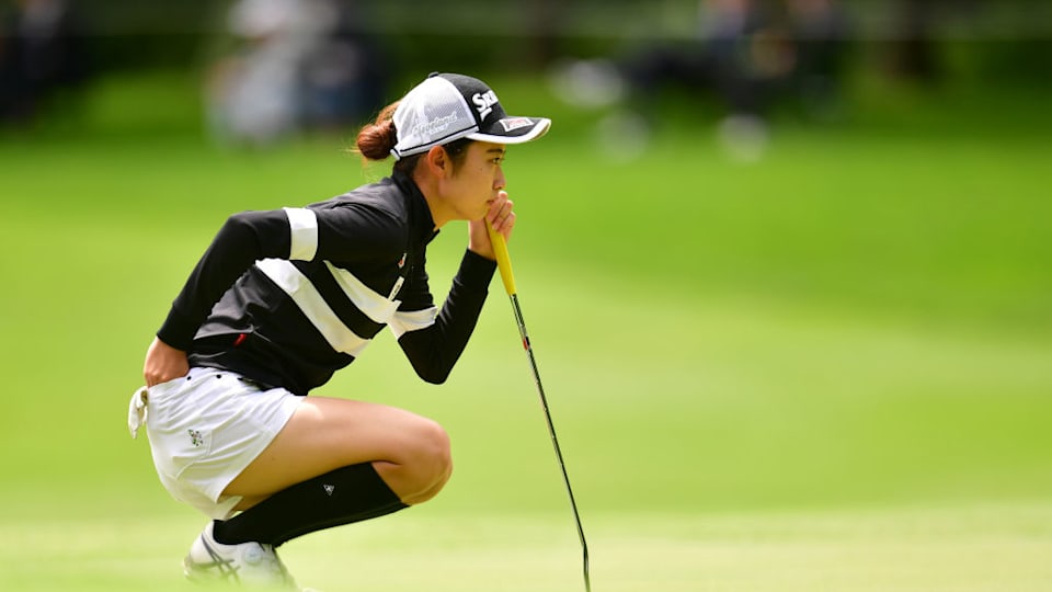 女子ゴルフ エビアン選手権2日目 アマチュアの安田裕香が24位タイで日本人トップを維持