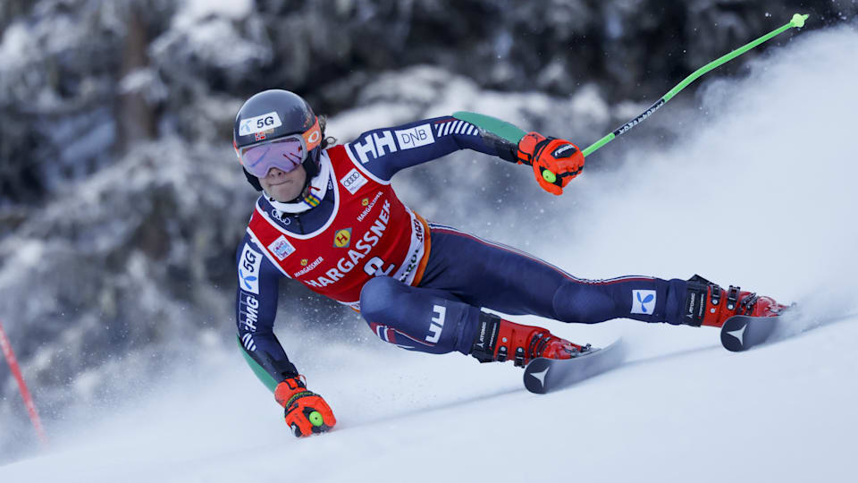 Alpine skiing - Lucas Braathen clinches giant slalom victory in Alta ...