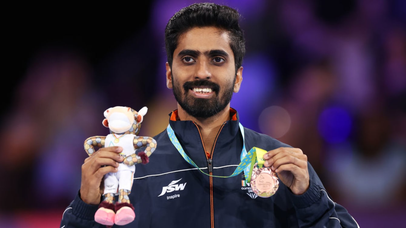 G Sathiyan wins bronze medal in table tennis at Commonwealth Games 2022