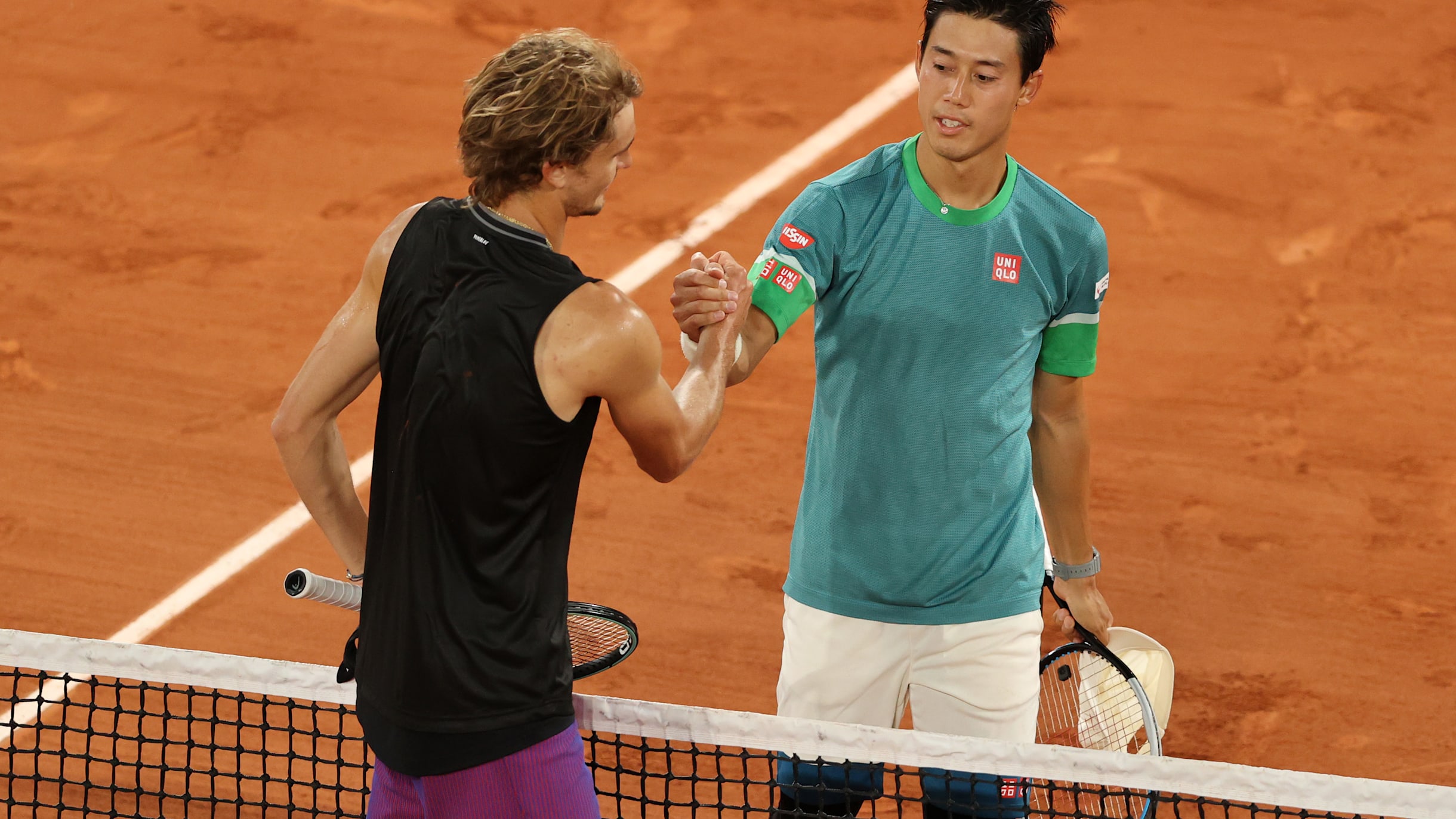 テニス 全仏op第8日 錦織圭はズベレフに敗れ8強入りならず 車いすの上地結衣は準優勝