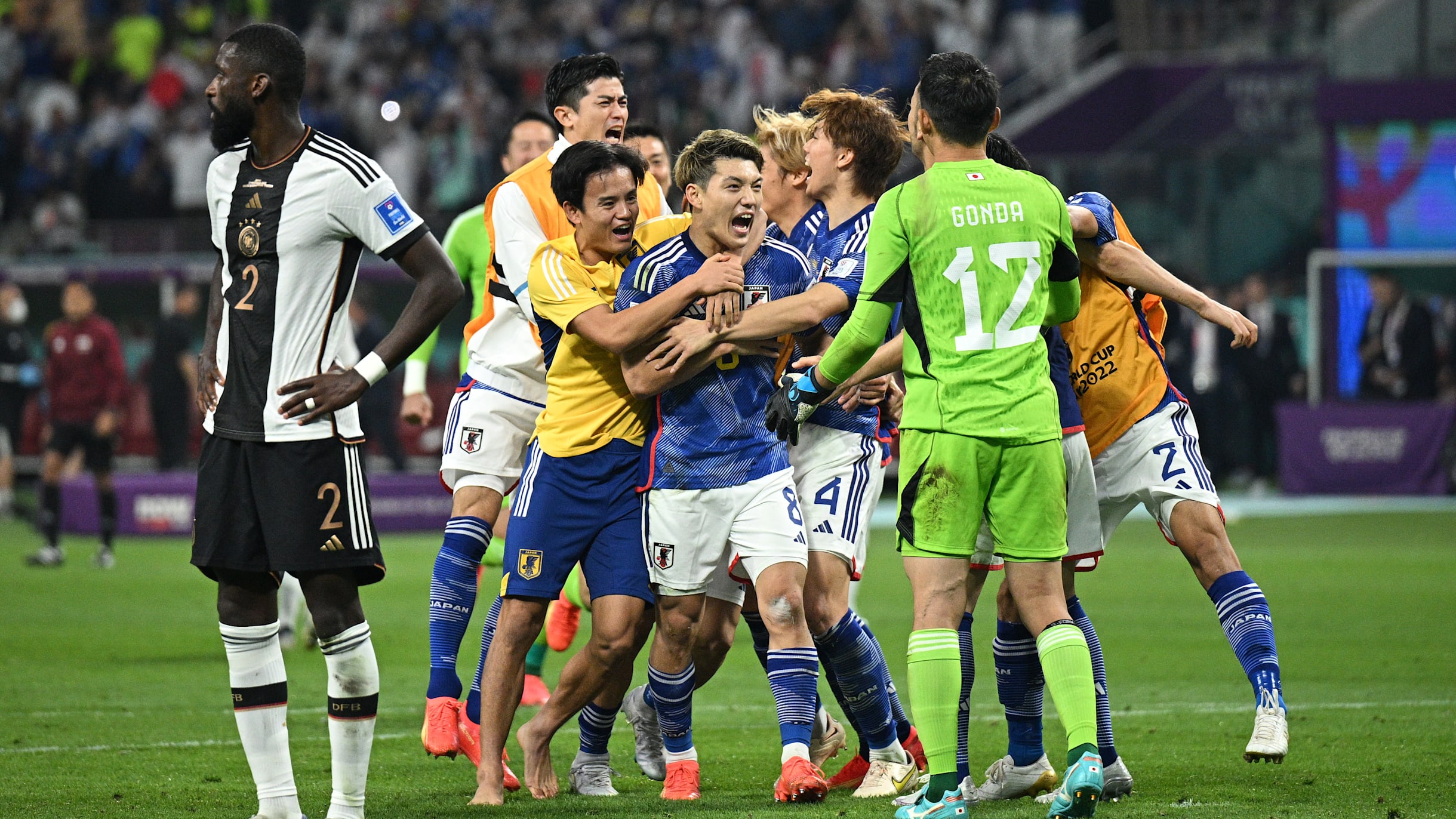 サッカー カタールw杯4日目 日本代表がドイツ代表に逆転勝利 交代出場の堂安律 浅野拓磨がゴール