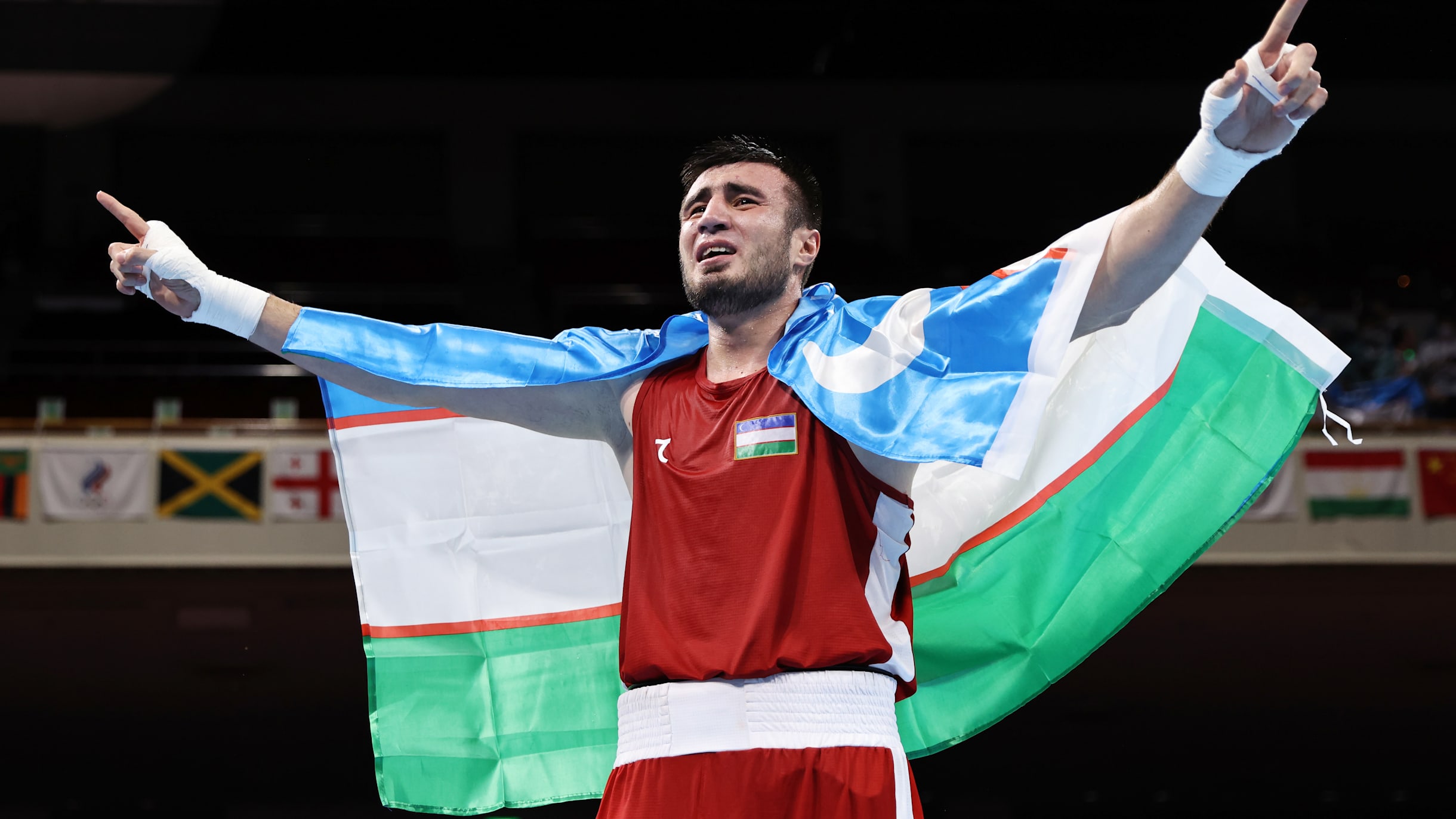 Bakhodir Jalolov Is Crowned Olympic Super Heavyweight Boxing Champion