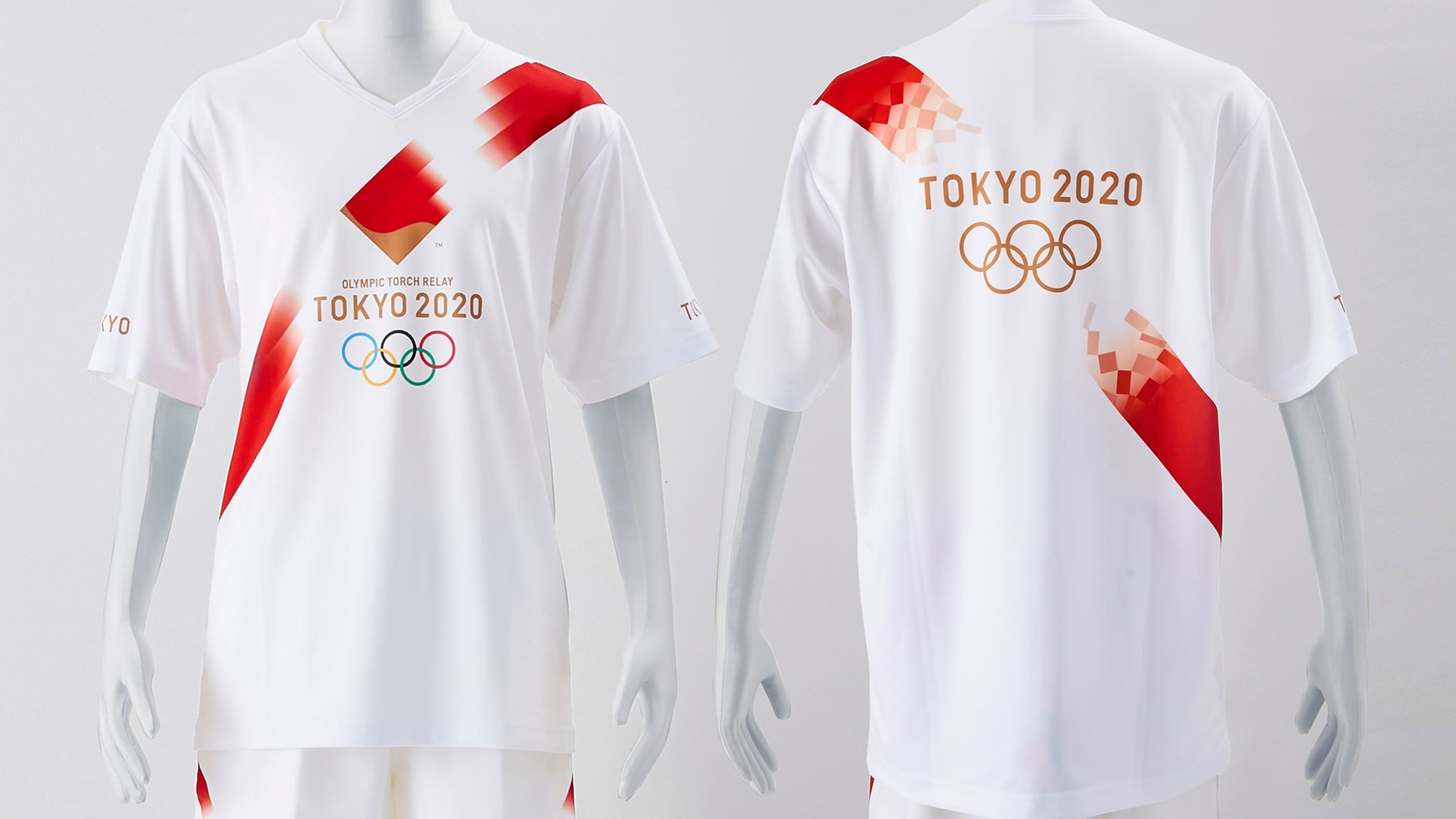 ホワイトブラウン 東京2020パラリンピック 聖火リレースタッフ 