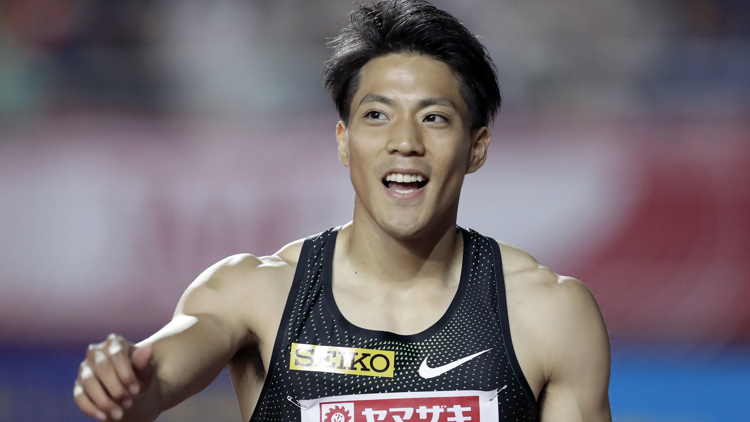 山縣亮太が男子室内100mを制す 陸上 ジャパンアスリートゲームズin大崎