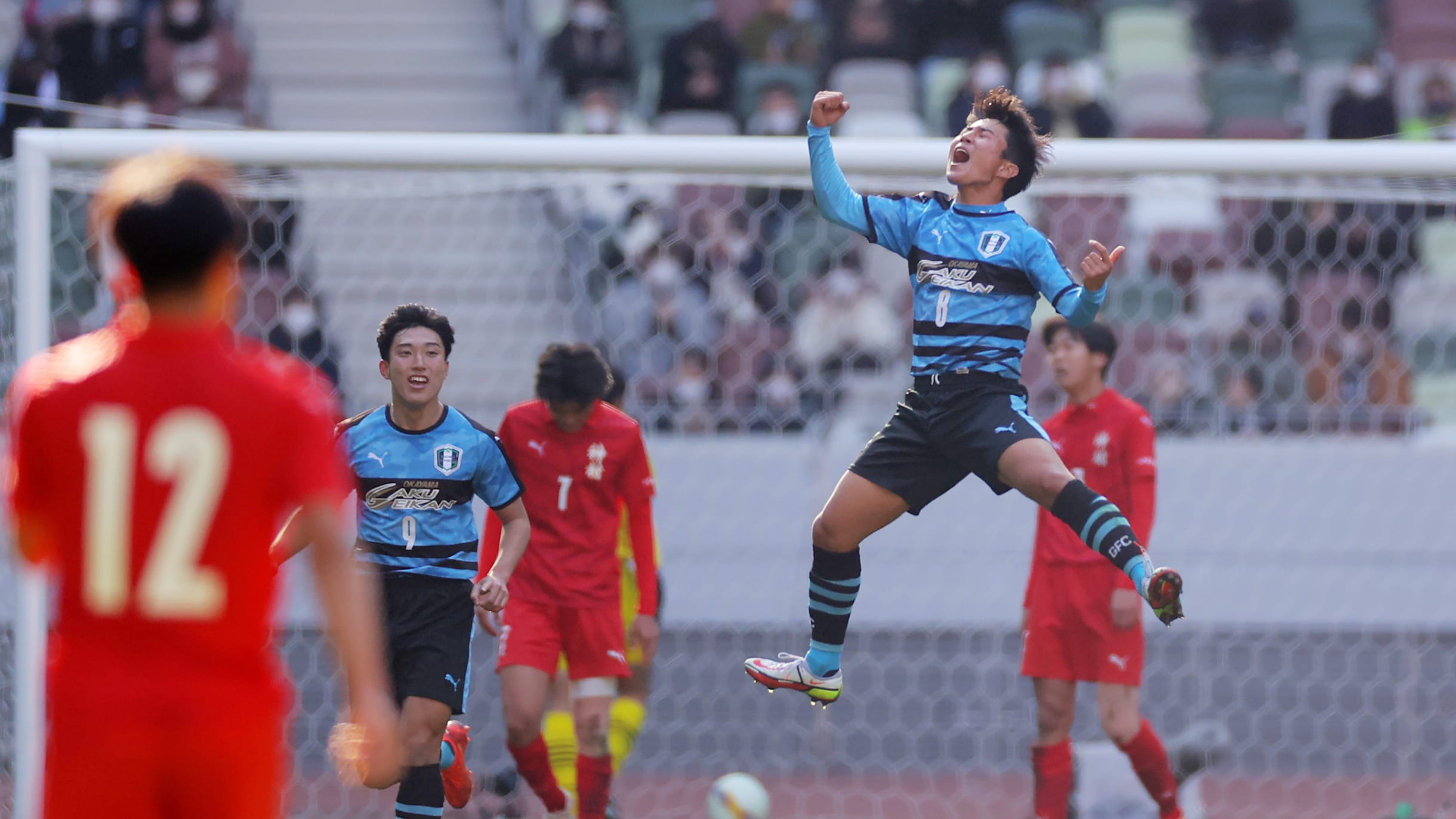 決勝進出は岡山学芸館と東山 福田師王擁する神村学園と大津がpk戦で敗退 全国高校サッカー選手権準決勝