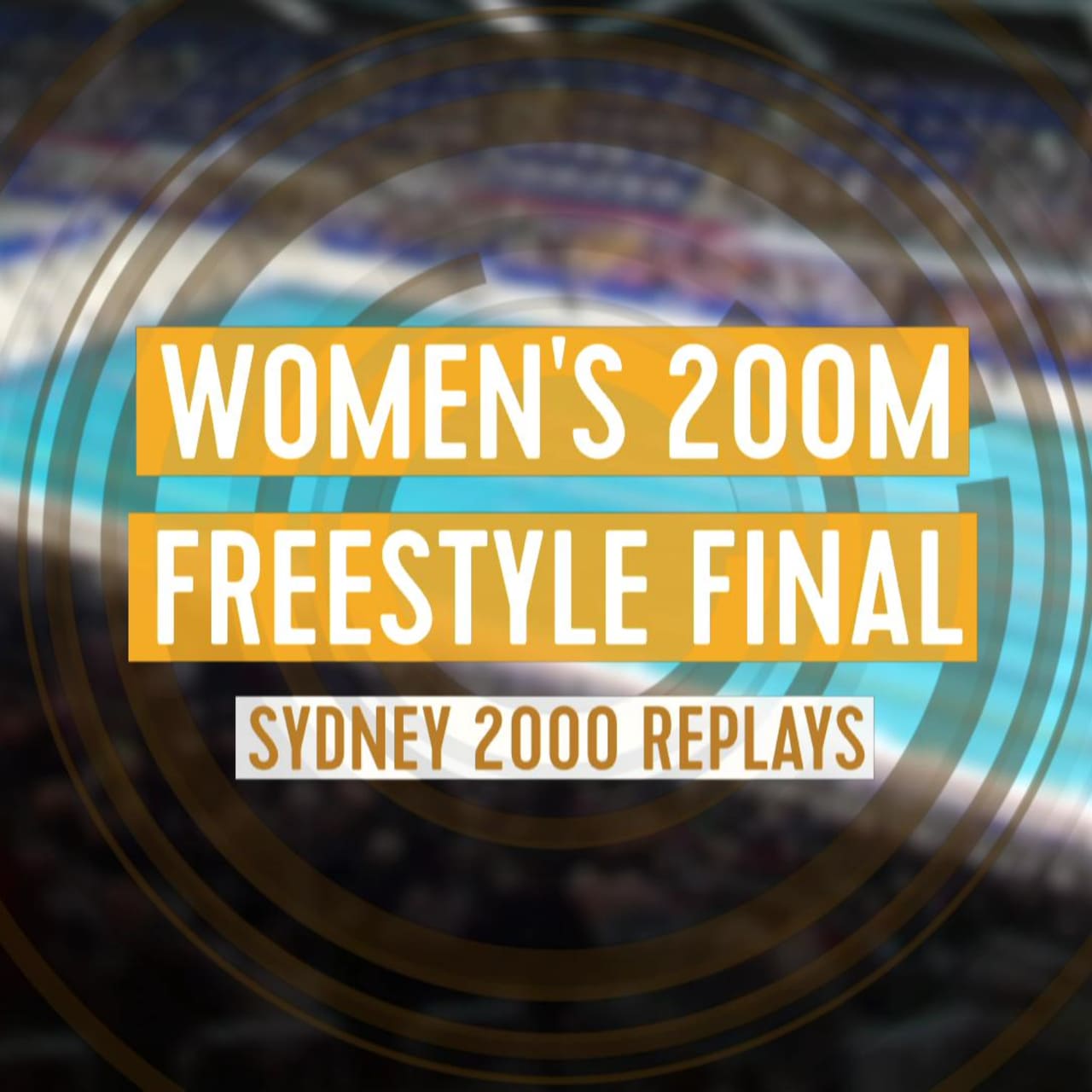 Women S 200m Freestyle Final Sydney 2000 Replays